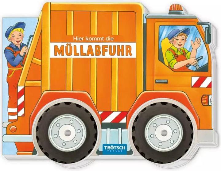 Actual product image Here comes the rubbish collection multicoloured (German)