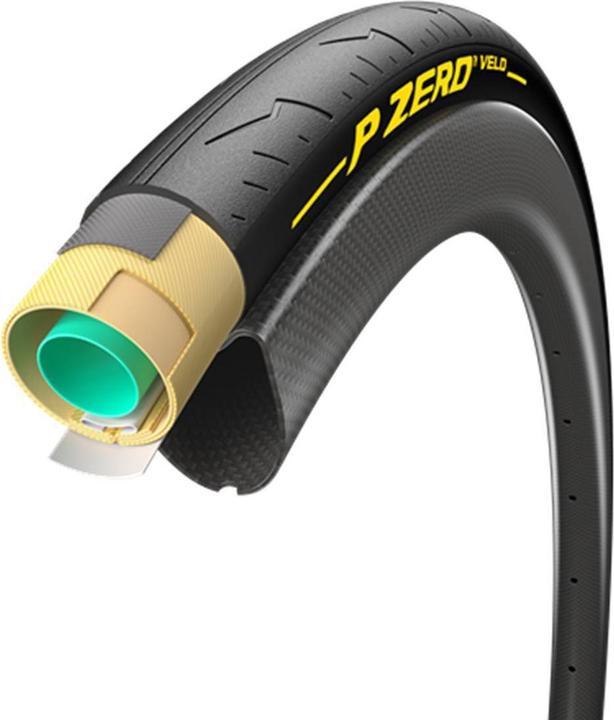 Produktbild Pirelli P Zero Velo 700x28C TUB Collé (28 x 1.10, 28-622)