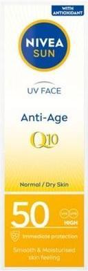 Actual product image NIVEA Sun UV Face Anti-Age Q10 (Sun cream face, SPF 50, 50 ml)