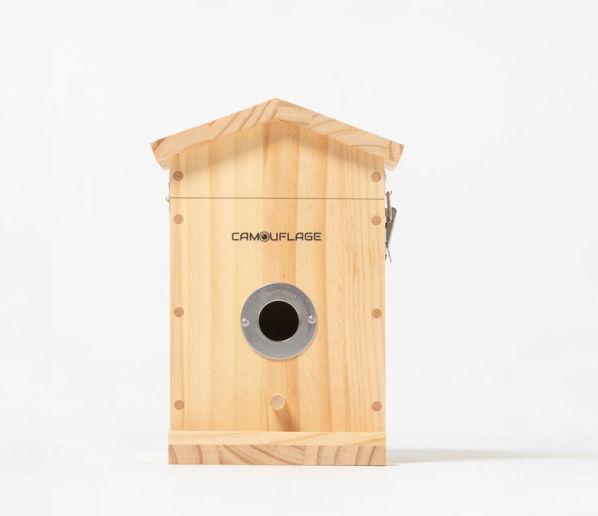 Produktbild WildcameraXL Camouflage Vogelhaus EZ Nesteye, Grundfarbe: Braun, Tierart: Vogel
