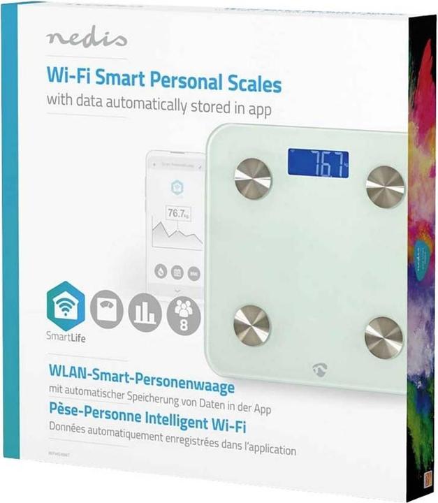 Produktbild Nedis Smarte-Personenwaage (180 kg)