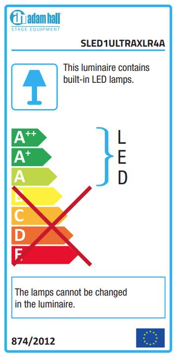 Image du produit Adam Hall Lampe SLED Ultra XLRXLR