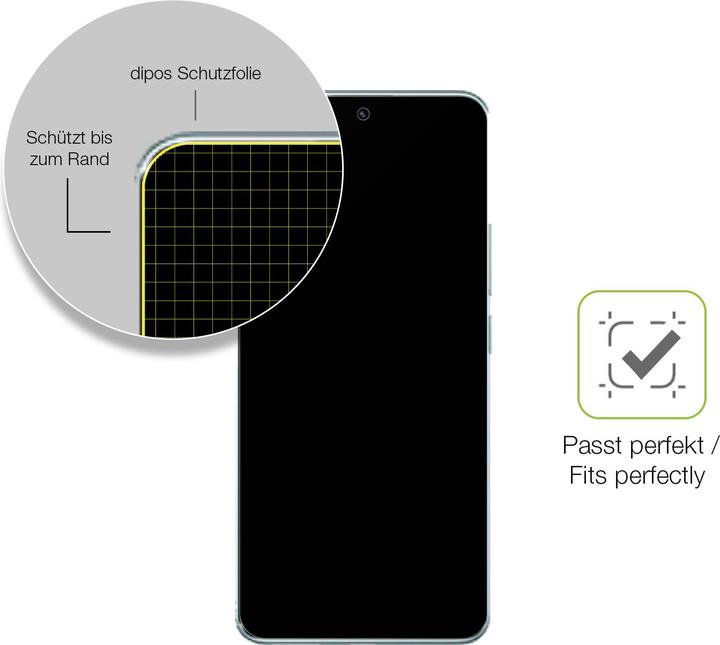 Image du produit Dipos Film de Protection d’écran Full-Cover Anti-reflet (1 pièce(s), Xiaomi Redmi Note 14 Pro+ 5G)
