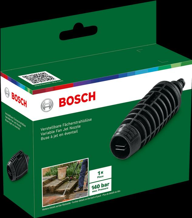 Actual product image Bosch Home & Garden Adjustable flat jet nozzle for Aquatak