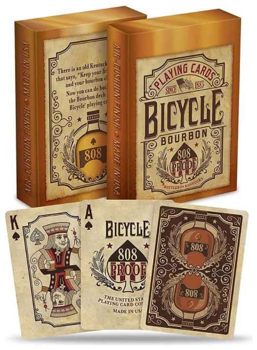 Actual product image Bicycle Bourbon cards (English)