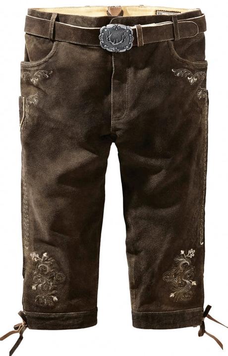 Image du produit Stockerpoint Lederhose Kniebund incl. Gürtel SIGMAR4 bison gespeckt (58)