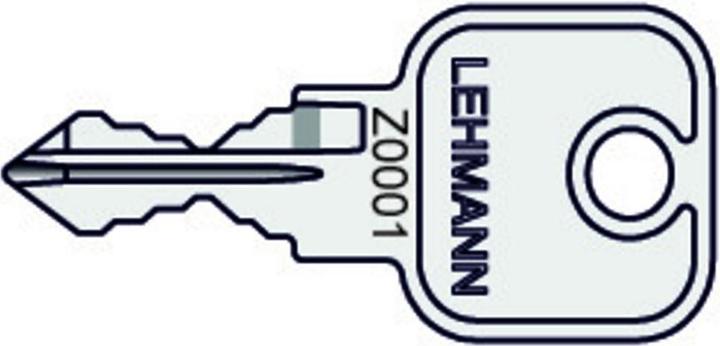 Actual product image Lehmann Emergency opening key Z1 Dial Lock