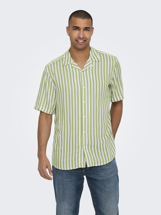 Image du produit Only & Sons Chemise rayée à manches courtes (M)