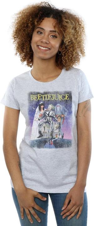 Produktbild Beetlejuice Distressed Poster TShirt aus Baumwolle (S)
