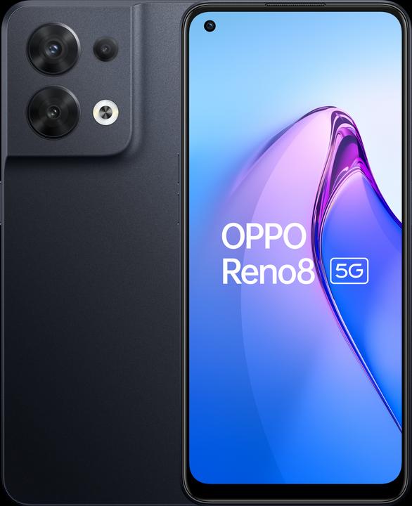 Immagine prodotto OPPO Reno 8 (256 GB, Nero brillante, 6.43", Doppia SIM, 50 Mpx, 5G)