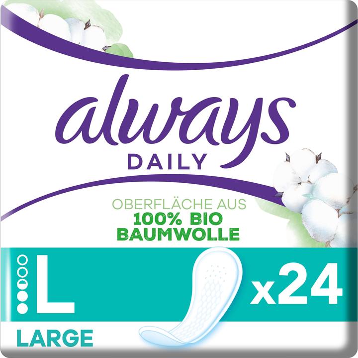 Produktbild Always Cotton Protection (24 x, Slipeinlagen)