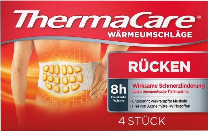 Actual product image Thermacare Heat wraps for back pain, 4 pcs. plasters (4 x)