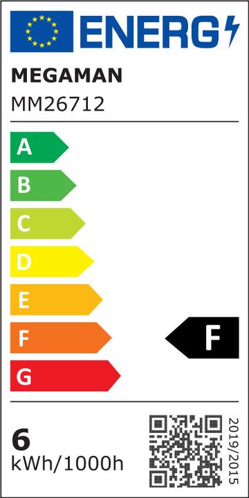 Energie-Label Megaman LED-Reflektorlampe (GU10, 5.30 W, 550 lm, 1 x, F)