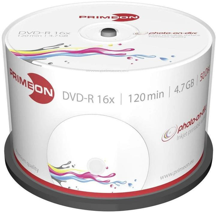 Actual product image Primeon DVD-R 50 spindle (50 x)