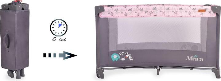 Actual product image Cangaroo Travel cot Africa