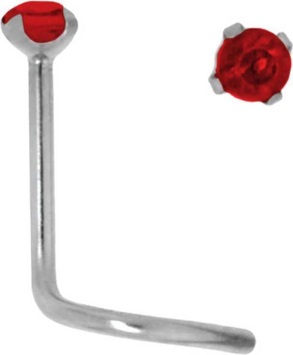Actual product image Bijouteria Nose piercing (Crystal, Surgical steel 316L)