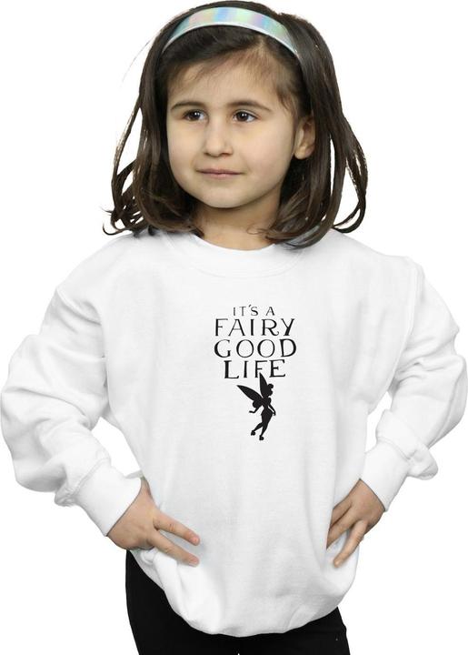 Actual product image Disney Girls Tinkerbell Fairy Good Life Sweatshirt (128)
