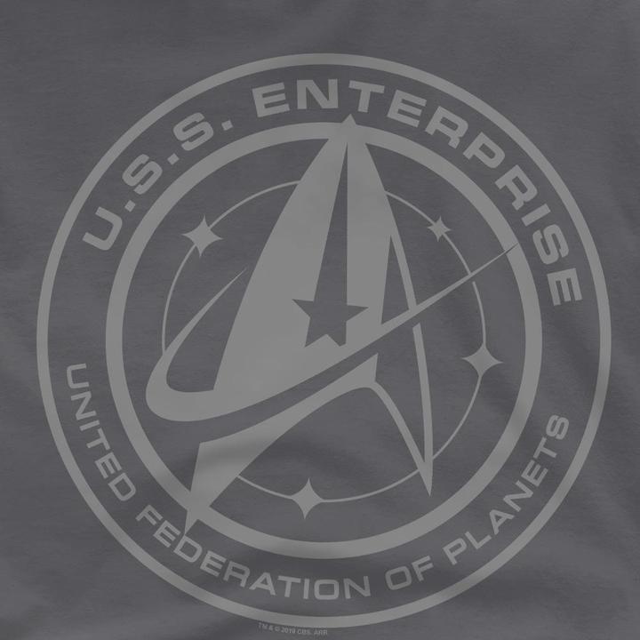 Actual product image Universal Textiles Mens Enterprise Crest T-Shirt (M)