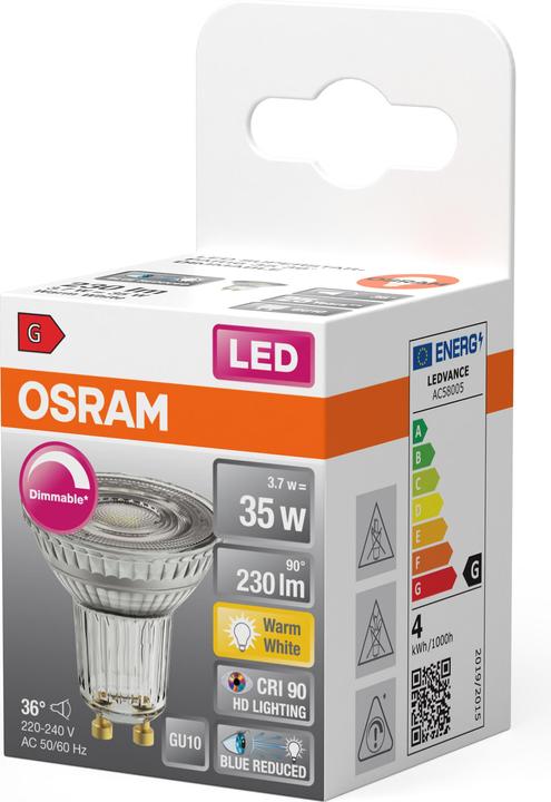 Actual product image Osram Reflector (GU10, 3.70 W, 230 lm, 6 x, G)