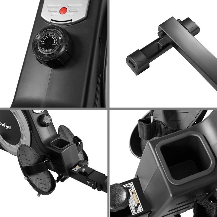 Actual product image Rebel ACTIVE magnetic rowing machine model RBA-1005