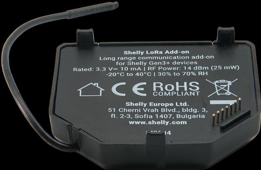 Actual product image Shelly LoRa Add-on 2-pack