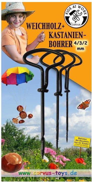 Produktbild Corvus Toys Holz- Kastanienbohrer