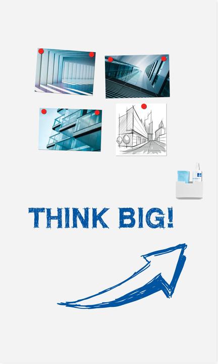 Actual product image Legamaster Whiteboard 119.5x200x3.2cm