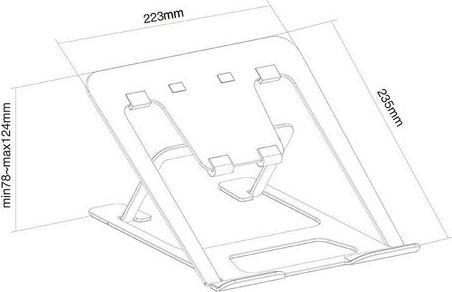 Actual product image Neomounts NSLS085GREY