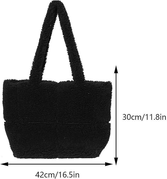 Produktbild Only-Bags.Store Schicke Kunstpelz-Umhängetasche - vielseitig und leicht, perfekt für Arbeit oder Freizeit