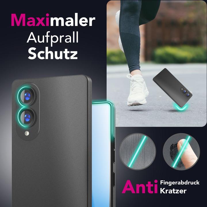Immagine prodotto Nalia Phantom - 0,3mm Extrem Dünn, Federleicht, Mattiert, Minimalistisch - Ultra-Slim Handycase (Samsung Galaxy S25 Edge)
