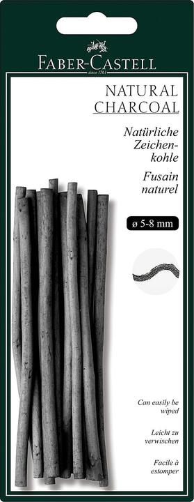 Immagine prodotto Faber-Castell Natürliche Zeichenkohle (Nero, 12 x)