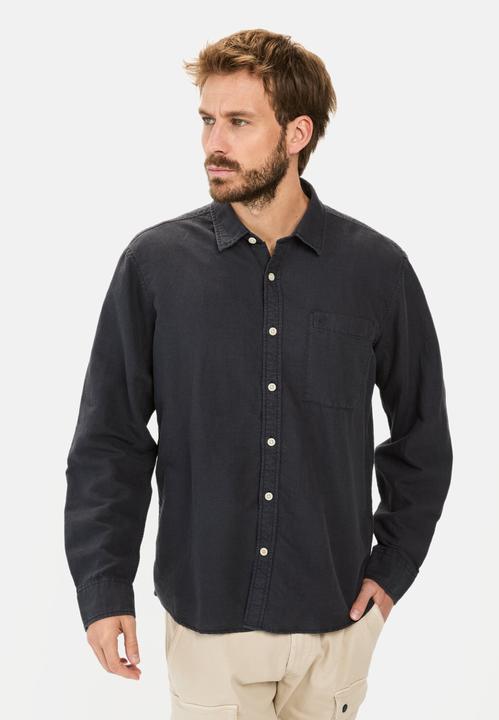 Produktbild Camel Active Langarm-Leinenhemd mit Soft-Wash-Veredelung (XXL)