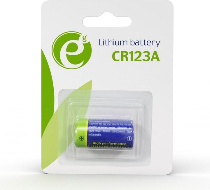 Immagine prodotto Gembird EC-BA-CR123-01 Batteria domestica Batteria al litio usa e getta (1 pz., CR123A, 1500 mAh)