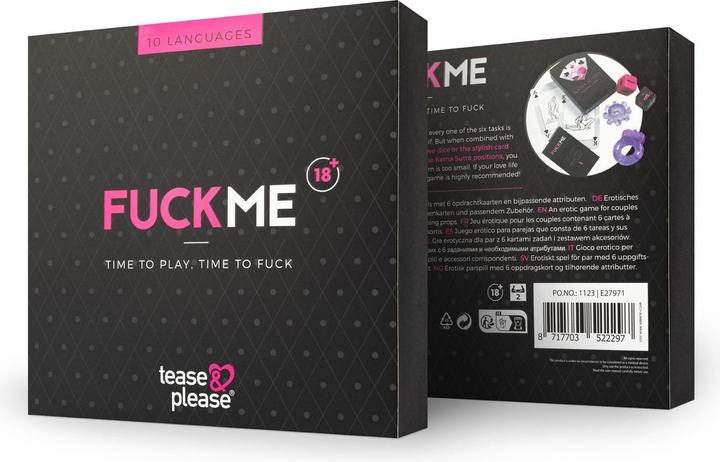 Immagine prodotto tease & please FuckMe (Mazzo di carte, Inglese, Tedesco, Italiano, Francese)