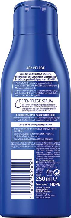 Actual product image NIVEA Body Milk 250ml (Body milk, 250 ml)