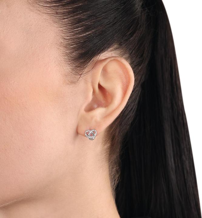 Actual product image zz_ArchivedByPCD_Amor Schmuck_zu_Amor Amor Ohrschmuck für Damen, 925 Sterling Silber, Zirkonia synth. (Silver 925)