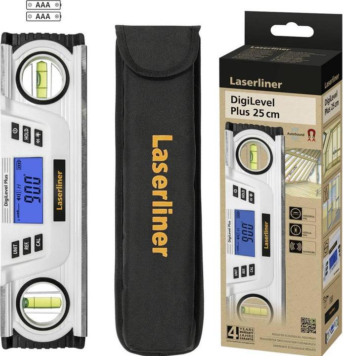 Actual product image Laserliner DigiLevel Plus 25 081.249E Digital spirit level