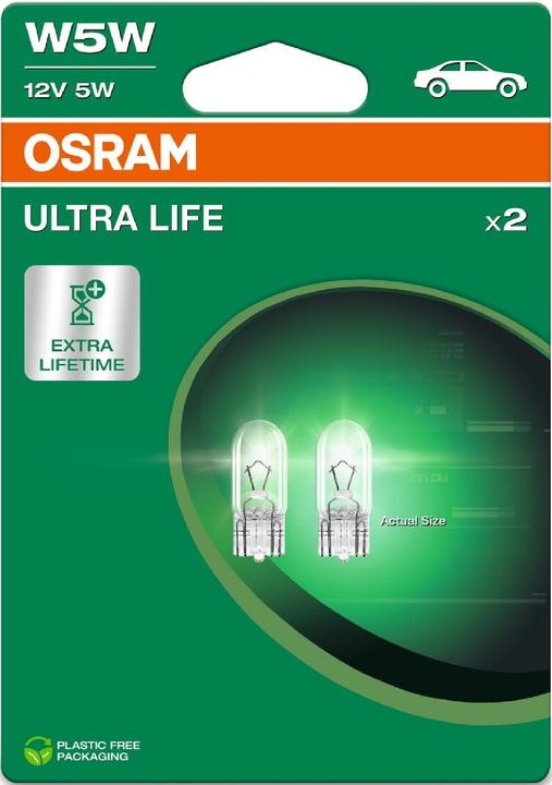 Image du produit Osram 4062172394734 Signal Ampoule Ultra Life W5W 5 W 12 V (W5W)