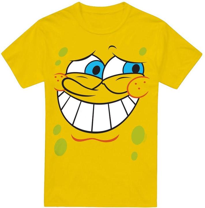 Immagine prodotto Spongebob Squarepants Guilty Maglietta Viso Uomo (4XL)