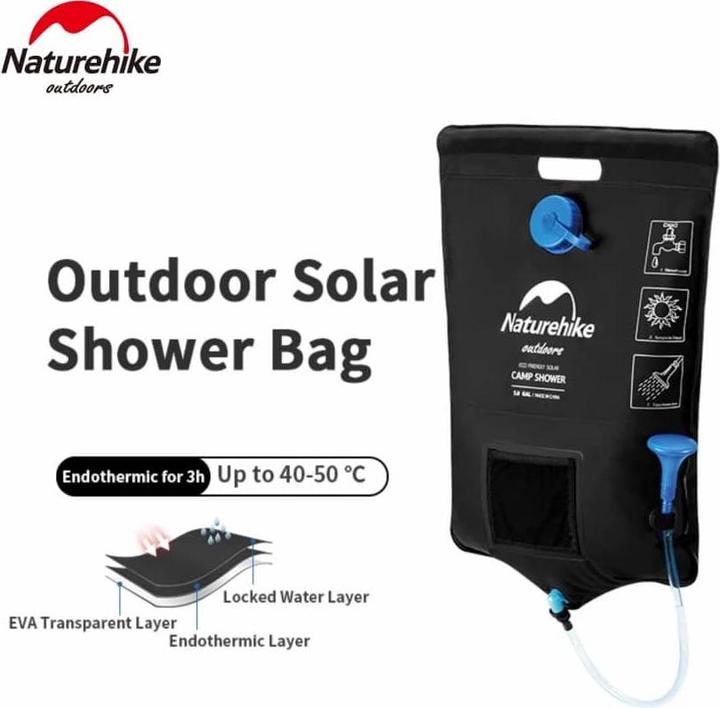 Image du produit Naturehike Douche solaire nh21sj032-noir