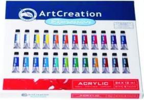 Image du produit Talens Kit de peinture acrylique 24x12ml (Multicolore, 12 ml)
