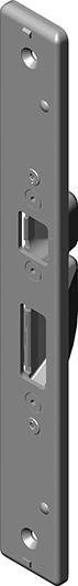 Actual product image Magni KFV HT additional striking plate, DL3625-153-1Q,U,f. KF. (Door handle)