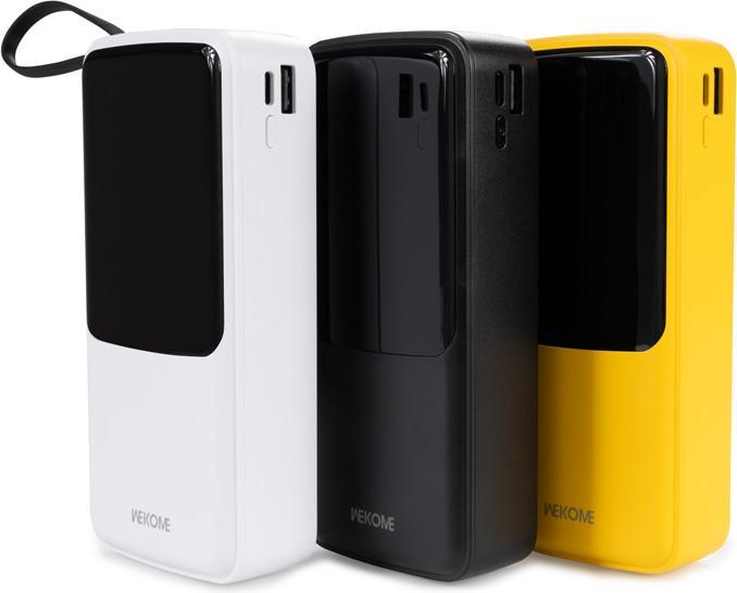 Actual product image Wekome Power bank USB-C/Lightning/MicroUS (20000 mAh, 12 W, 12 Wh)