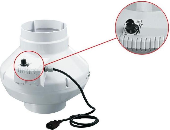 Immagine prodotto Vents Ventilatore radiale fi 150 80W 46dB bianco (VK150)