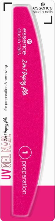 essence Studio Nails UV GEL Nail 2 in 1 Trapez File 1 Stück