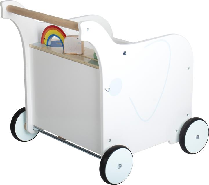 Actual product image small foot Baby walker toy box elephant