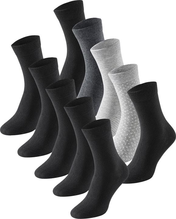 Immagine prodotto Schiesser Calze per il tempo libero in cotone Fit (confezione da 10, 39 - 42)