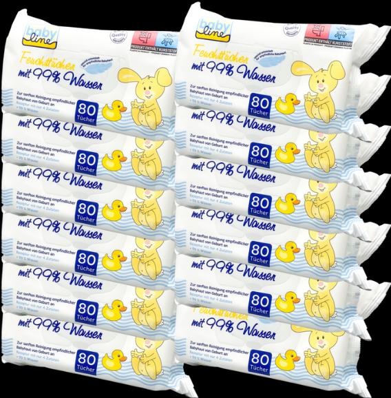 Immagine prodotto Baby Line Salviette umidificate Babyline con il 99% di acqua (960 Pezzo/i)