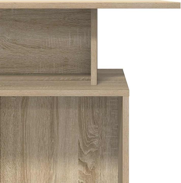 Actual product image VidaXL Reception counter Sonoma oak 100x40x104 cm wood-based reception counter