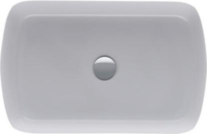 Duravit Qatego Aufsatzbecken, 600x400mm, ohne Überlauf, geschliffen, Soft Edge, oval, 238460 (400 mm, 600 mm)
